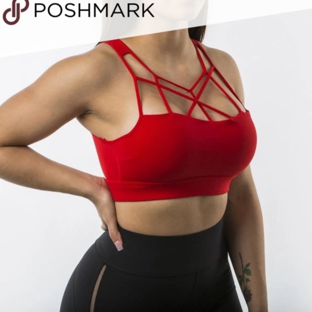 Buffbunny Caged Bra Salsa